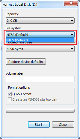 usb fat32 format tool