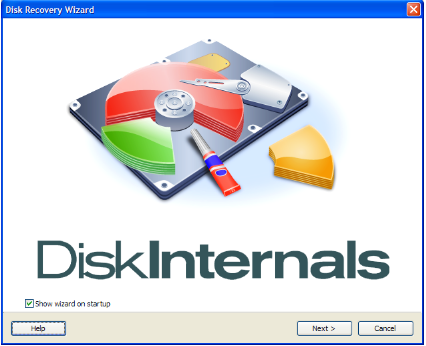 Disk Recovery Wizard de DiskInternals