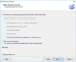 DiskInternals Partition Recovery™ Utiliza el modo lector en DiskInternals Partition Recovery para leer la carpeta donde se deniega el acceso.