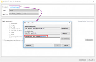 DiskInternals Partition Recovery™ Cambia la propiedad de la carpeta - paso 3 - agregaa usuario.